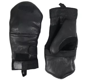 Тактические черные зимние перчатки