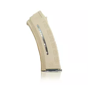 Магазин для АК коробчатый с окном для контроля количества заряда патронов койот Магазин для АК коробчатый с окном для контроля количества заряда патронов койот